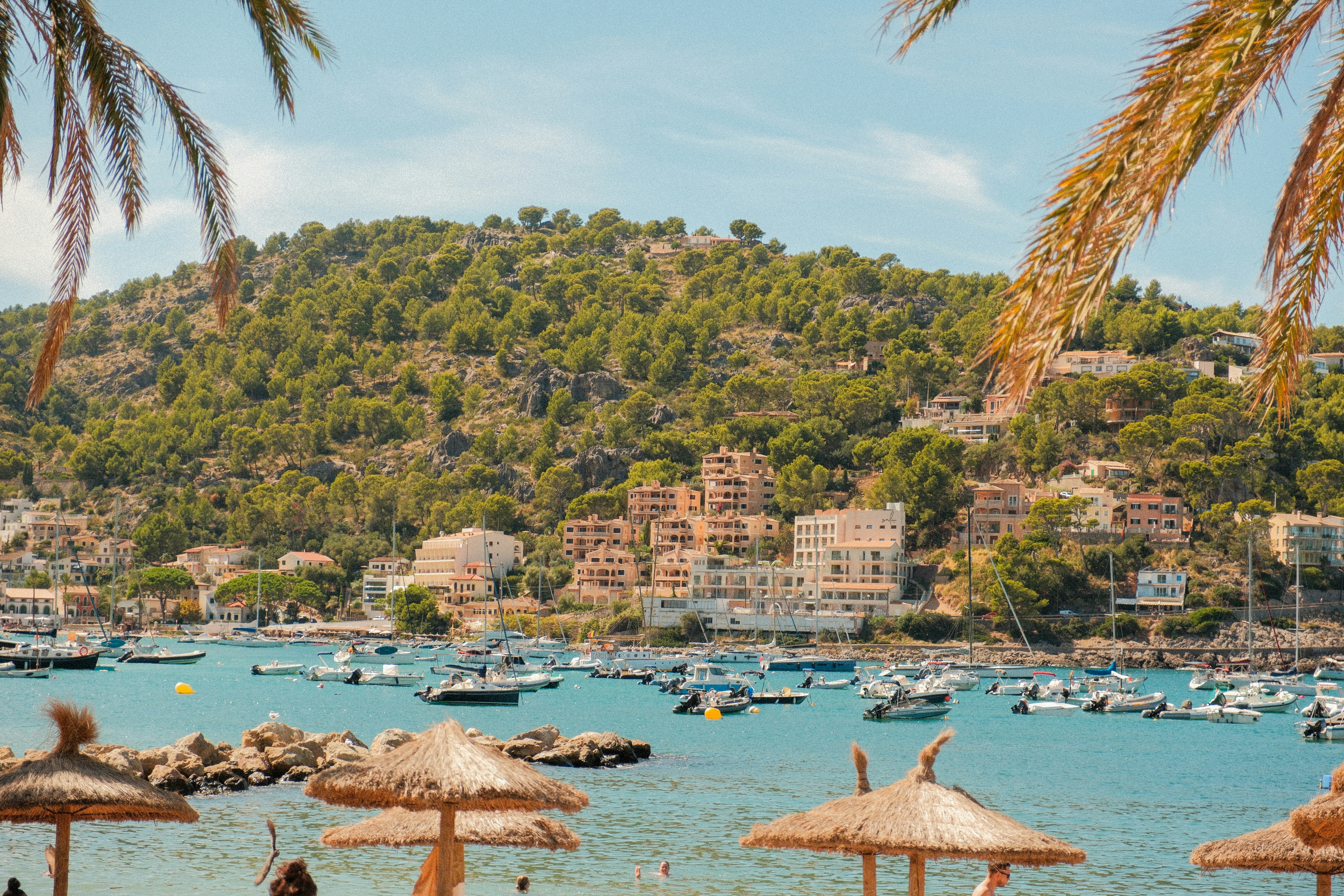 Port de Soller, a scenic town in Mallorca